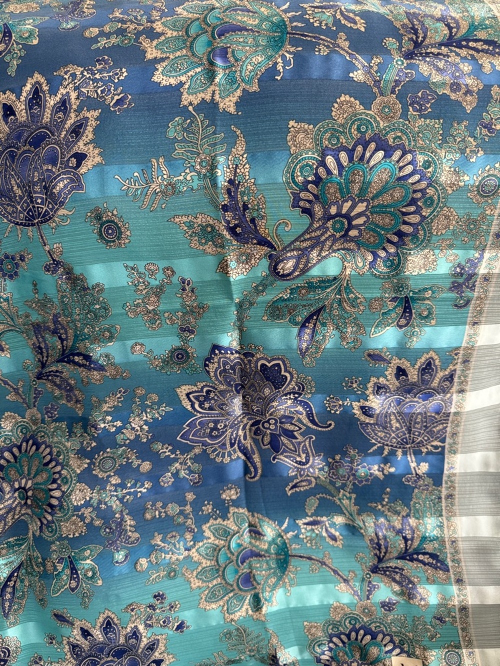 YSL 100% Silk Scarf - Authentic - Picture 3 of 7